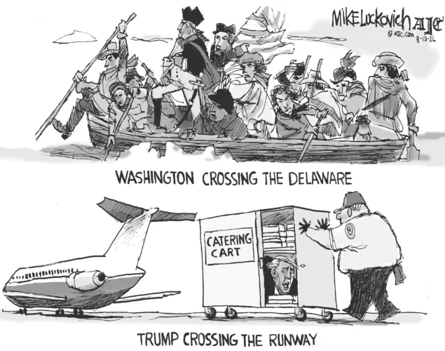 Editorial cartoons — 2 of them
